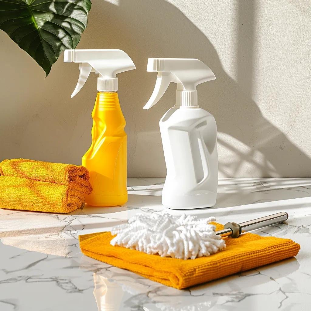 20250821-163204-4059edbabdf326d2-b5c1777e-54e8-46a7-be12-b92c3e904428.webp Cleaning tools and products for marble floor preparation, showcasing essential supplies