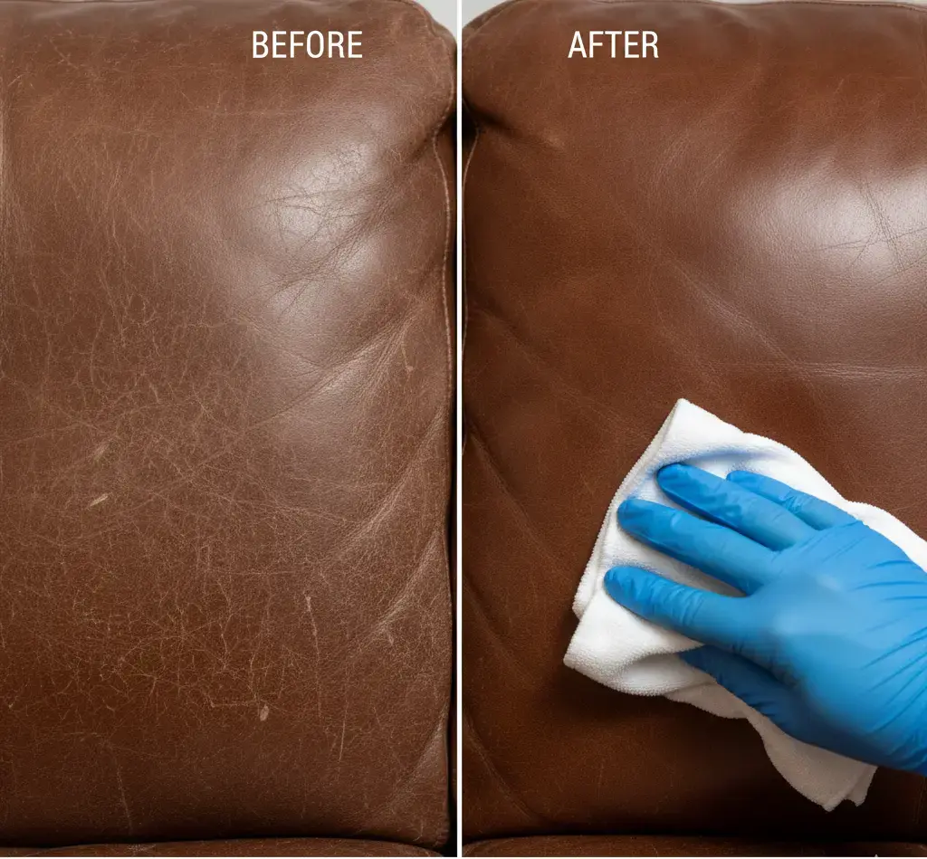 Upholstery sanitizing and deodorizing at Dr Steemer