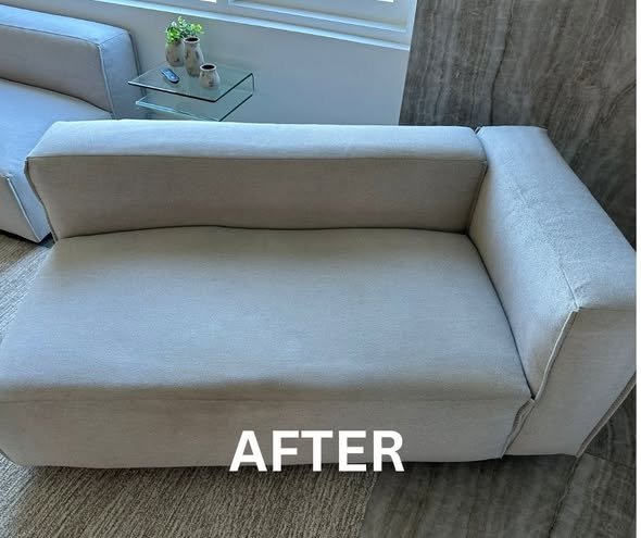 Leather sofa cleaning at Dr Steemer