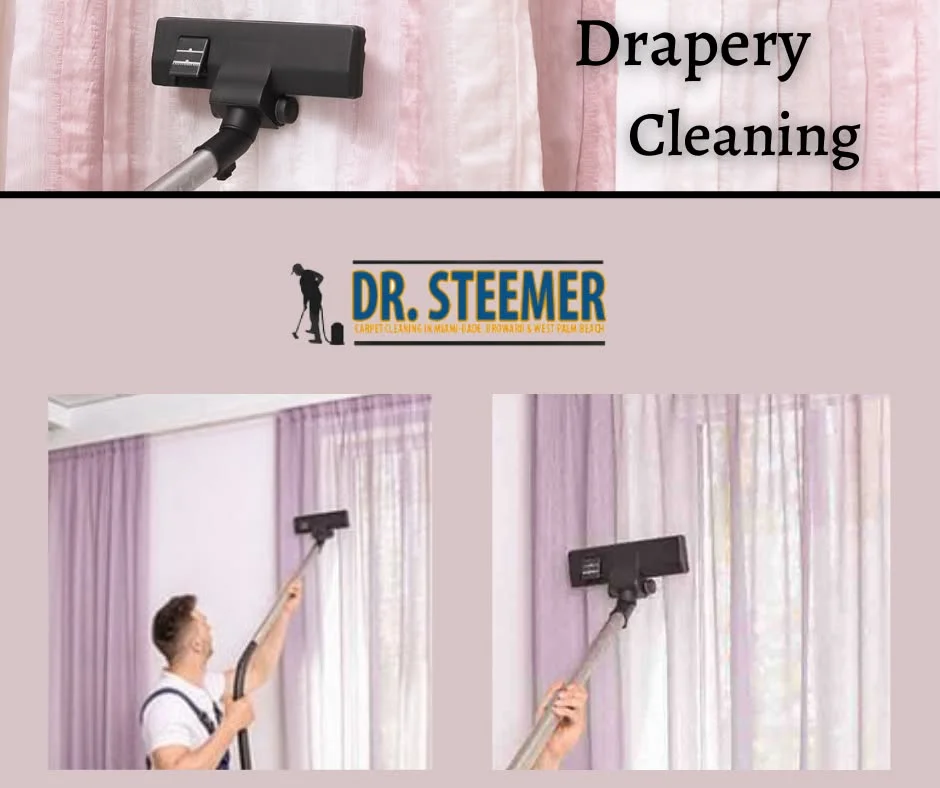 Certified Drapery Cleaning Service at Dr. Steemer