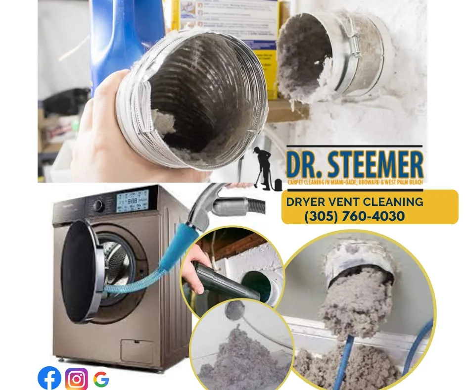 Expert dryer vent cleaning service at Dr. Steemer