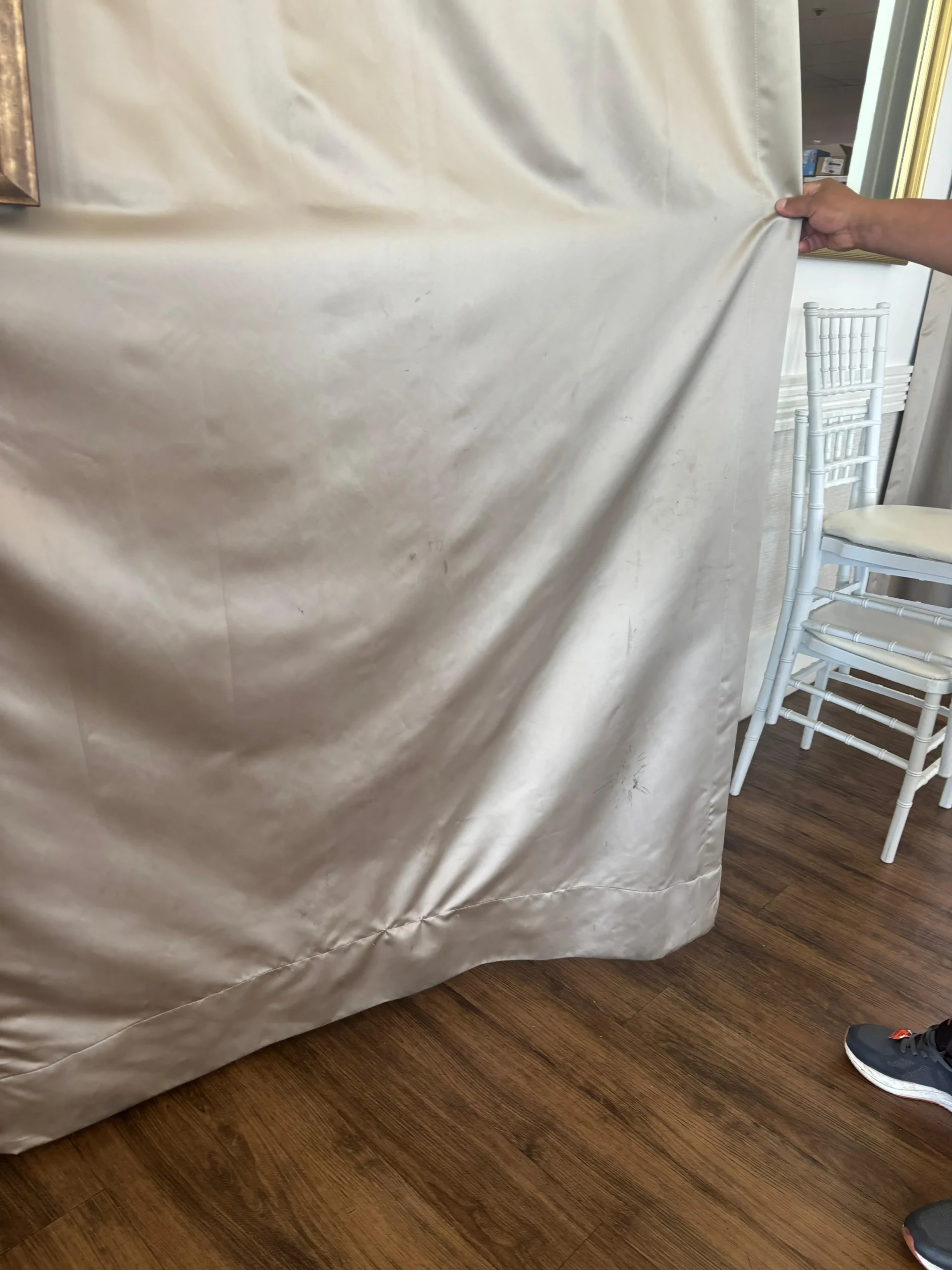 On-site and off-site drapery cleaning at Dr steemer