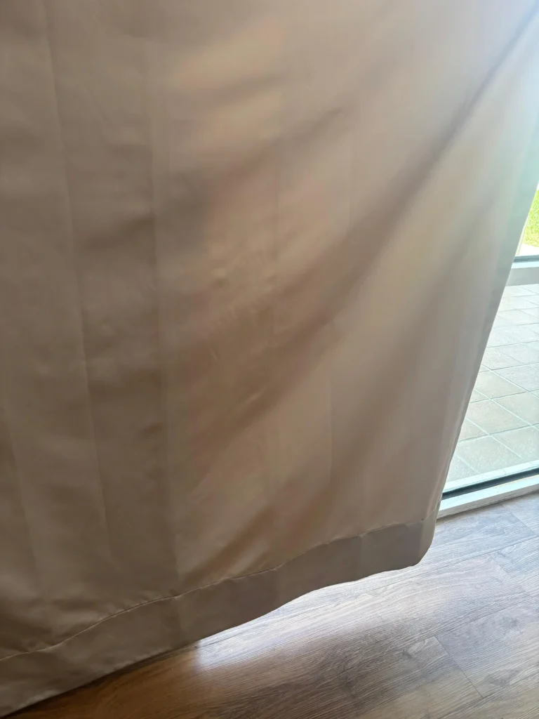 Drapery steam cleaning at Dr Steemer