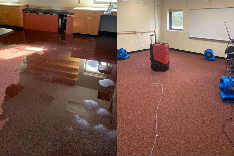 Flood and Hurricane Response Carpet Cleaning at Dr. Steemer